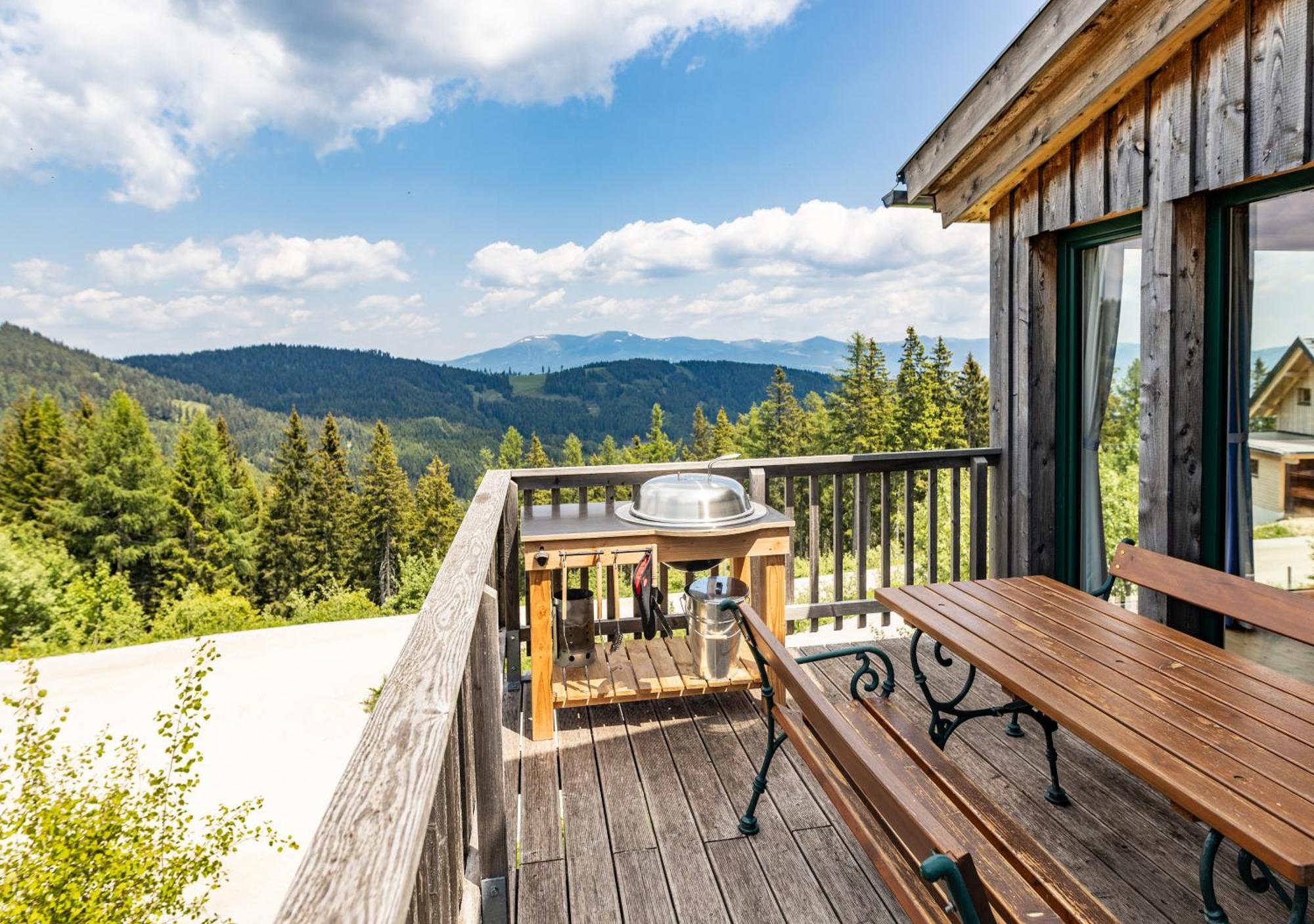 1A Chalet Rast - Wandern, Grillen, Traumblick, Indoor Sauna Bad Sankt Leonhard im Lavanttal Exterior photo